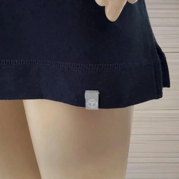 T By TALBOTS Women’s Preppy Navy Cream Cowl Neck Top Soft Sweatshirt Sz S 4/6 - Picture 3 of 13